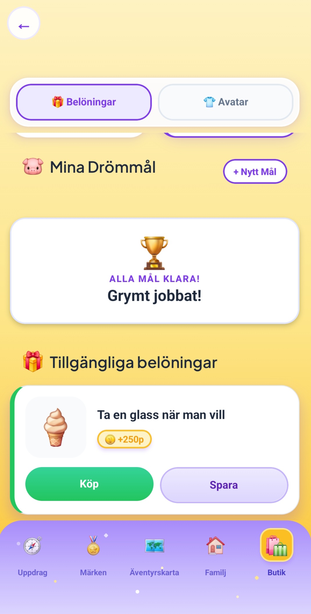 Belöningsbutiken